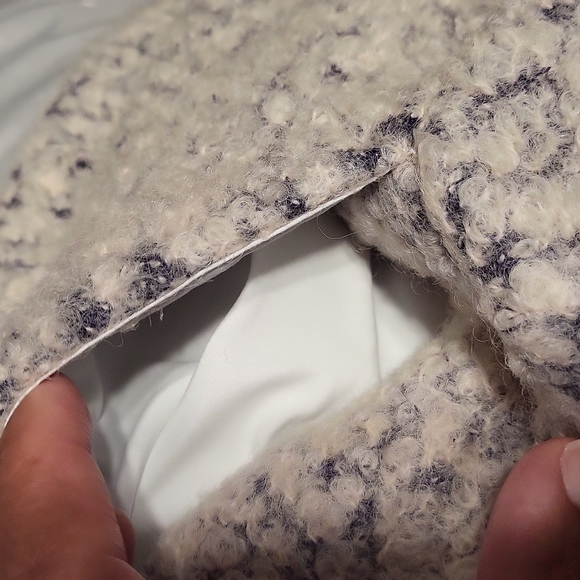 Cole Haan Cole Haan Signature Asymmetrical Hooded Boucle Ladies Coat Size 6. - Picture 6 of 11